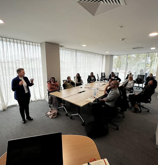 Fractional Chief Revenue Officer Presenting At A Board Meeting Section Future Focus Presenting A Legacy Business